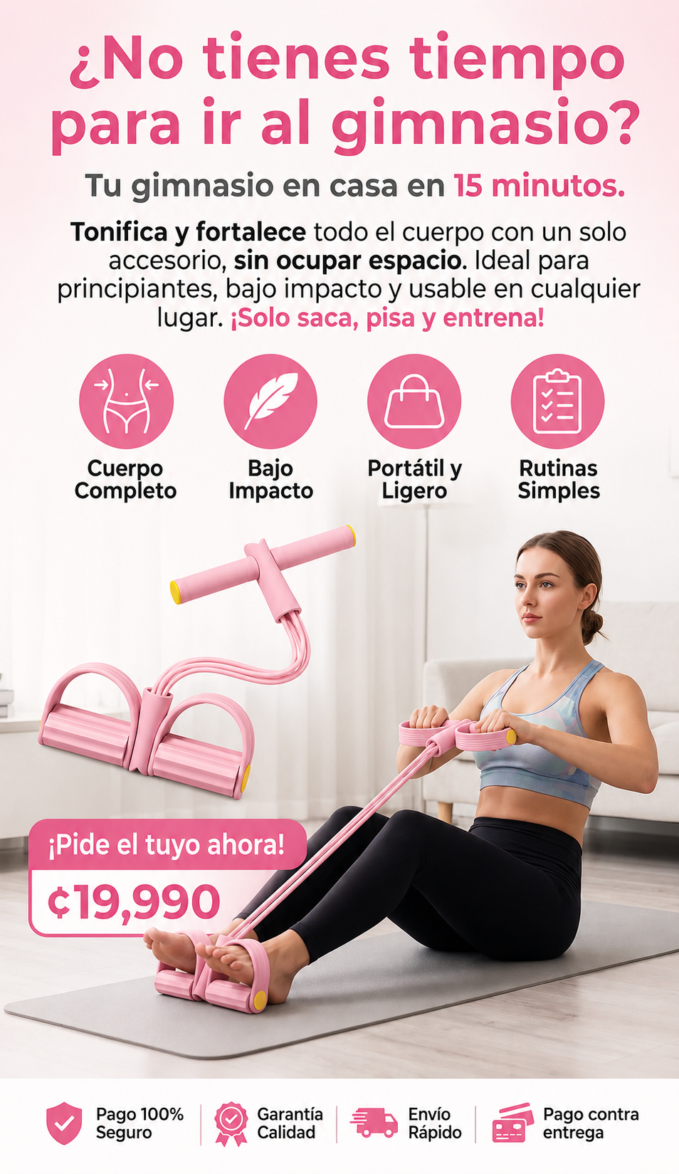 Bandas de Resistencia®: Quema grasa, tonifica y elimina la flacidez de todo tu cuerpo