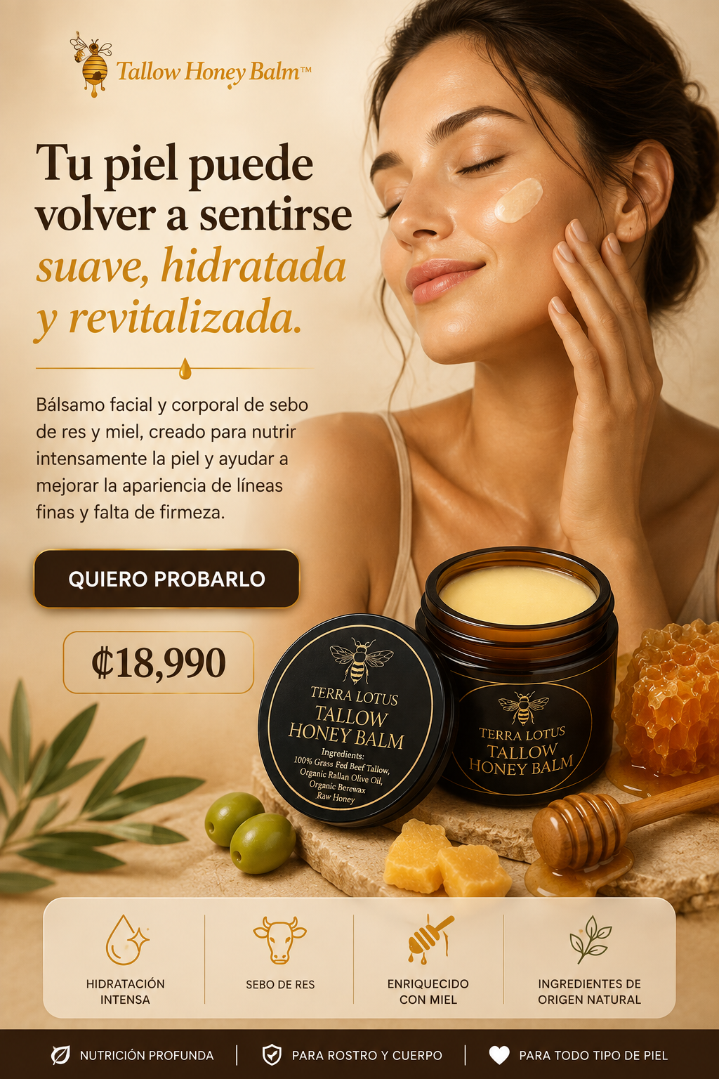 Bálsamo Terra Lotus®: Rejuvenece y reafirma tu piel profundamente de forma natural