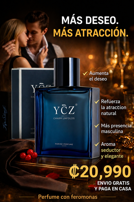 YCZ Perfume con Feromonas®: Despierta una atracción irresistible en las mujeres al instante