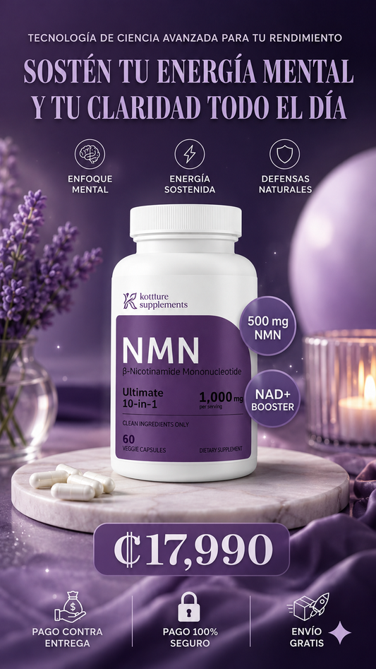 NMN Ultimate 10-in-1®: ¡Recupera una piel firme, hermosa y una claridad mental absoluta libre de fatiga!