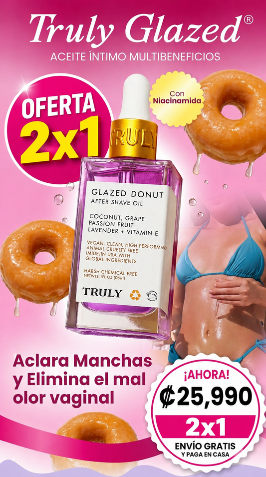 Nueva Oferta 2x1 Truly Glazed®: Elimina el vello encarnado y las manchas íntimas en tiempo récord