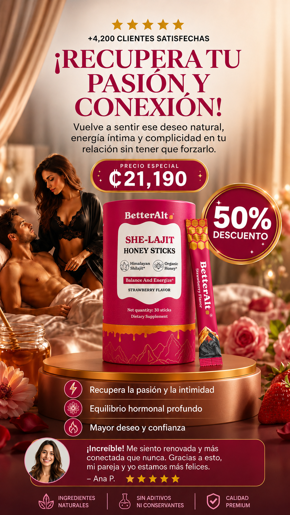 She-lajit ®: Equilibrio hormonal, energía y vitalidad natural para la mujer