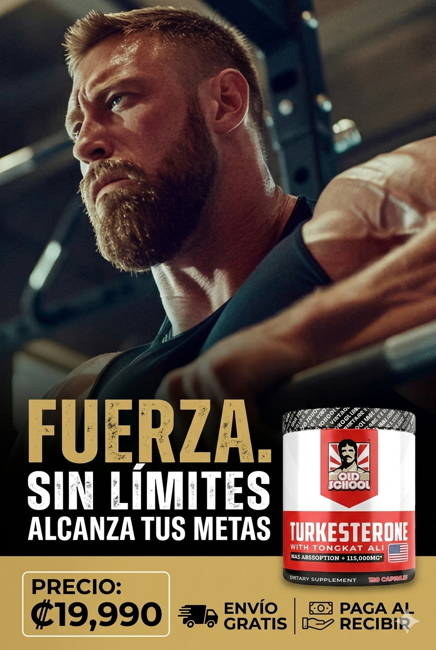 ¡Turkesterone®! Duplica tu masa muscular, desata una fuerza explosiva y entrena sin límites desde la primera semana