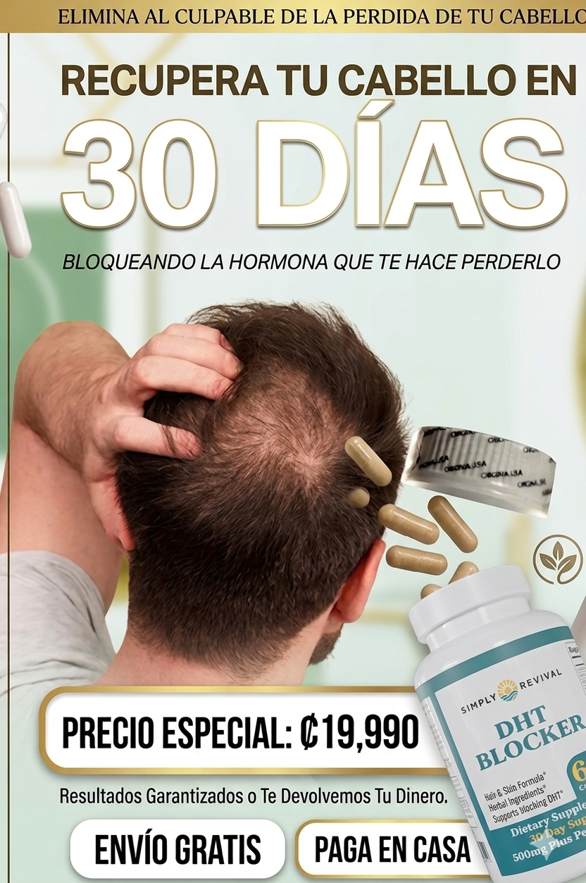 DHT Blocker: ¡Recupera tu melena gruesa y abundante en sólo 30 días!